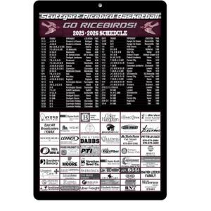 Sports Schedule Cards (6"x 9") 1 Sports Schedule Cards (6"x 9") 1