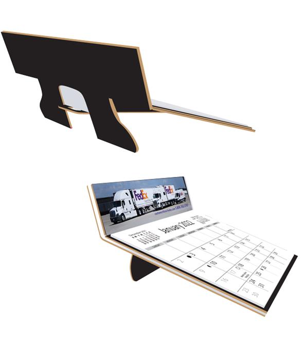 Full Color Easel Back Calendar (6 ¼"x 6 3/8") 1