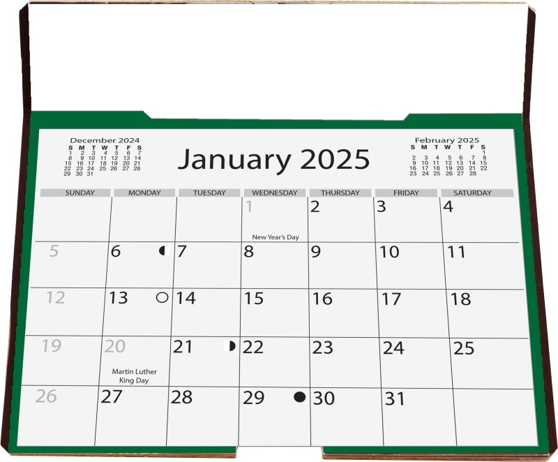 Full Color Easel Back Calendar (6¼"x6 3/8") 2 Full Color Easel Back Calendar (6¼"x6 3/8") 2