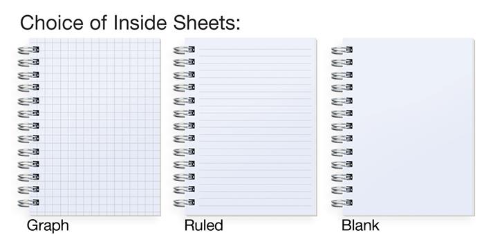 Gloss Cover Journals w/50 Sheets (7"x 10") 1