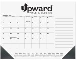 Black Calendar Desk Pad w/Side Notes Line & 1 Color Imprint (21 ¾"x 17") 1 Black Calendar Desk Pad w/Side Notes Line & 1 Color Imprint (21 ¾"x 17") 1