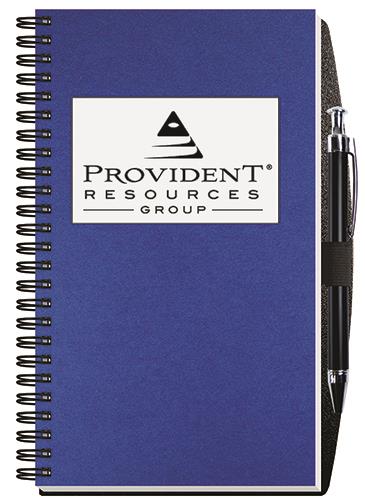 Shadowbox Paperboard Journal w/50 Sheets & Pen (5 ¼"x 8 ¼") 1