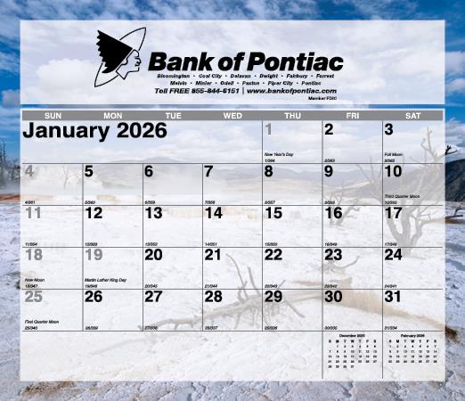 Mini Tear-Off Sheet Calendar - Scenic Water 1 Mini Tear-Off Sheet Calendar - Scenic Water 1