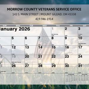 Mini Tear-Off Sheet Calendar - Old Glory 1 Mini Tear-Off Sheet Calendar - Old Glory 1