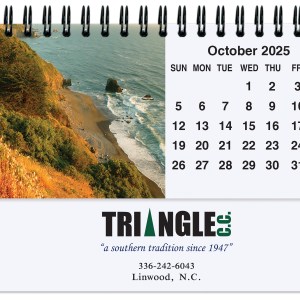 American Coasts Tent Desk Calendar (5 13/16"x 4 ½") 1 American Coasts Tent Desk Calendar (5 13/16"x 4 ½") 1