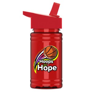 Upcycle Mini - 16 Oz. Rpet Sport Bottle w/Flip Straw Lid 1 Upcycle Mini - 16 Oz. Rpet Sport Bottle w/Flip Straw Lid 1