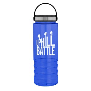 24 Oz. Salute Transparent Bottle w/Ez Grip Lid 1 24 Oz. Salute Transparent Bottle w/Ez Grip Lid 1