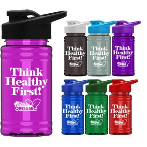 16 Oz. Upcycle Mini Rpet Sports Bottle w/Drink Thru Lid 1 16 Oz. Upcycle Mini Rpet Sports Bottle w/Drink Thru Lid 1