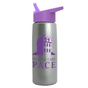 26 Oz. Metallic Tritanâ„¢ Sports Bottle w/Flip Straw Lid 1 26 Oz. Metallic Tritanâ„¢ Sports Bottle w/Flip Straw Lid 1