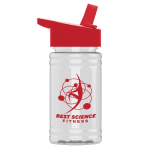 16 Oz. Mini PETE Sports Bottle w/Flip Straw Lid 1 16 Oz. Mini PETE Sports Bottle w/Flip Straw Lid 1