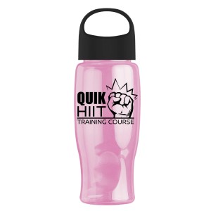 27 Oz. Poly-Pure Transparent Bottle w/Oval Crest Lid 1 27 Oz. Poly-Pure Transparent Bottle w/Oval Crest Lid 1