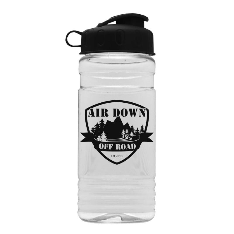 20 Oz. Clear Sports Bottle w/Flip Top Lid 1 20 Oz. Clear Sports Bottle w/Flip Top Lid 1