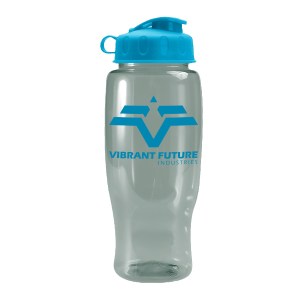 UpCycle Poly-Pure 27 oz. Transparent Bottle with Flip Lid 1 UpCycle Poly-Pure 27 oz. Transparent Bottle with Flip Lid 1
