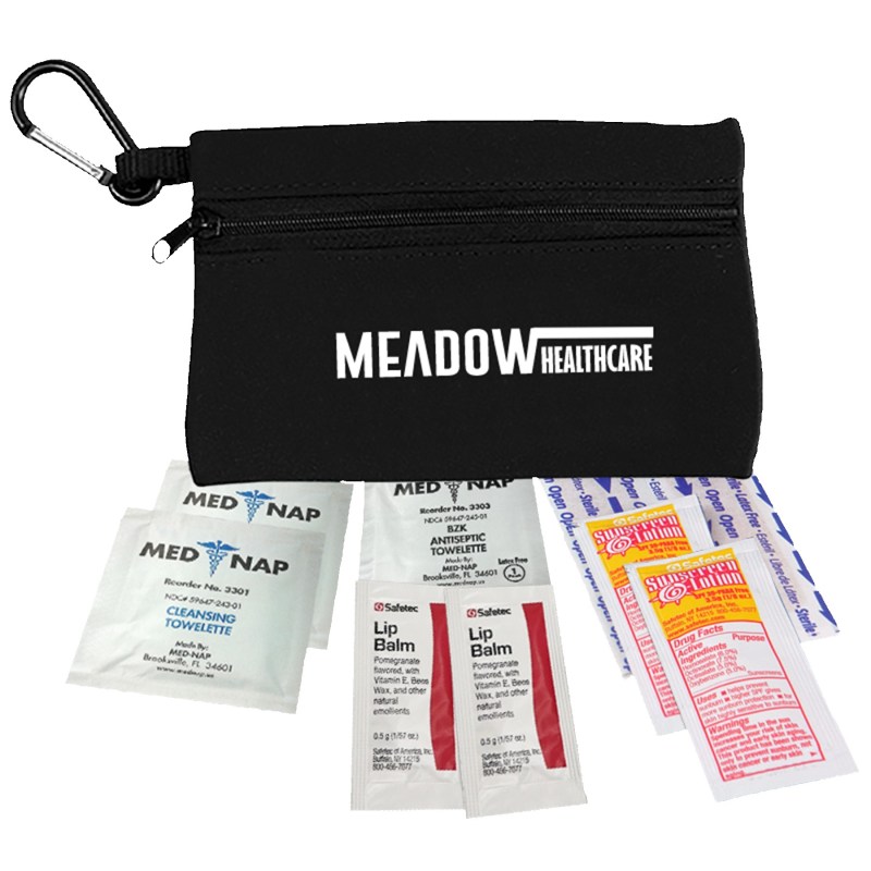 Zipper Tote Sun Kit With Carabiner 1 Zipper Tote Sun Kit With Carabiner 1