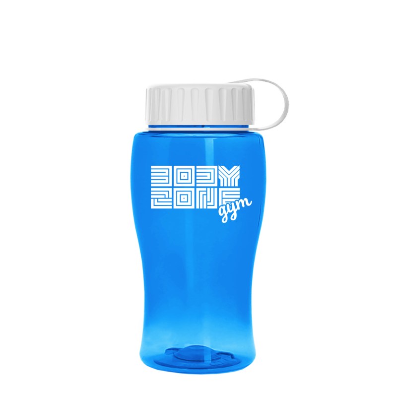 18 Oz. Poly Pure Junior Sports Bottle w/Tethered Lid 1 18 Oz. Poly Pure Junior Sports Bottle w/Tethered Lid 1