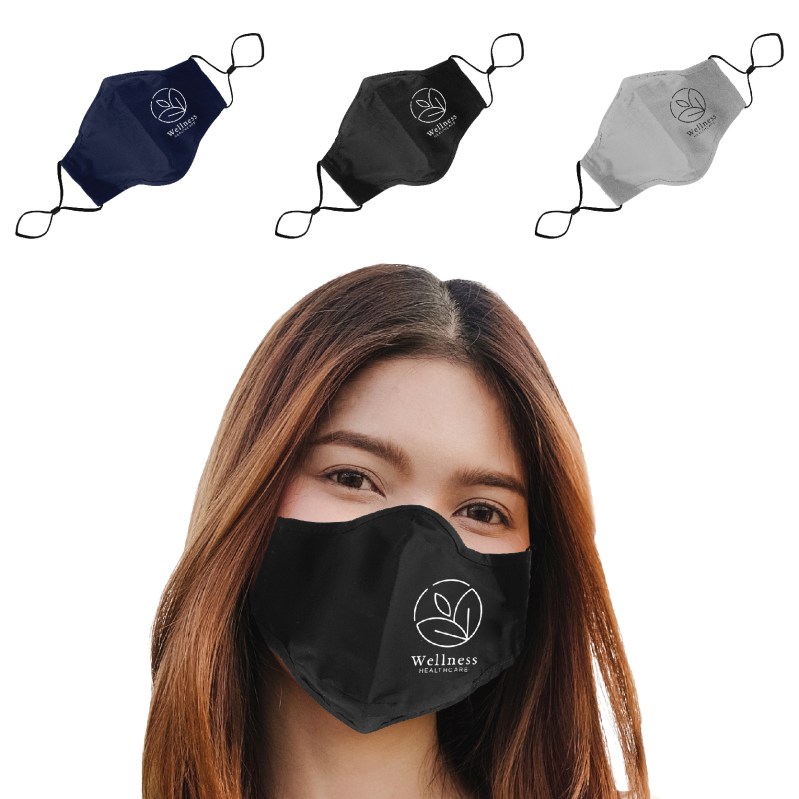 3 Ply Cotton Fitted Mask 1 3 Ply Cotton Fitted Mask 1