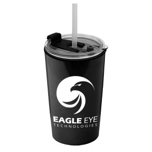 Sentinel - 14 oz. Metallic Tumbler with 2-in-1 Flip and Straw hole lid (Straw included) 1 Sentinel - 14 oz. Metallic Tumbler with 2-in-1 Flip and Straw hole lid (Straw included) 1