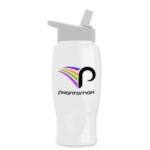 27 Oz. Poly-Pure Bottle w/Flip Straw Lid - Digital 1 27 Oz. Poly-Pure Bottle w/Flip Straw Lid - Digital 1