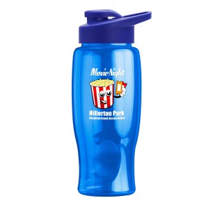 27 Oz. Poly-Pure Bottle w/Drink-Thru Lid - Digital 1 27 Oz. Poly-Pure Bottle w/Drink-Thru Lid - Digital 1