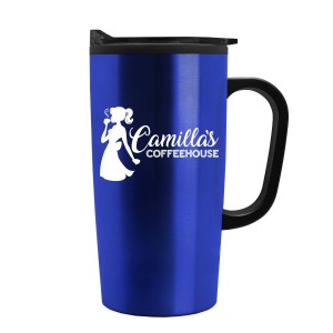 The General - 18 oz. Stainless Steel Straight Wall Tumbler with Polypropylene Liner and Handle 1 The General - 18 oz. Stainless Steel Straight Wall Tumbler with Polypropylene Liner and Handle 1