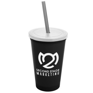 22 Oz. Straw-N-Lid Single-Wall Tumbler 1 22 Oz. Straw-N-Lid Single-Wall Tumbler 1
