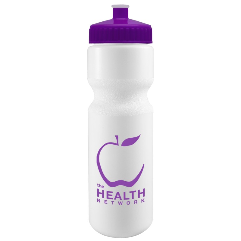 28 Oz. Journey Bike Sports Bottle w/Push Pull Lid (White Or Frost) 1 28 Oz. Journey Bike Sports Bottle w/Push Pull Lid (White Or Frost) 1