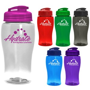 18 Oz. Transparent Bottle w/Flip Lid 1 18 Oz. Transparent Bottle w/Flip Lid 1