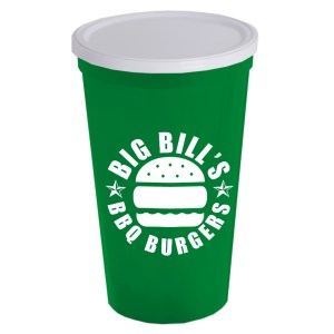22 Oz. Stadium Cup With No Hole Lid 1 22 Oz. Stadium Cup With No Hole Lid 1