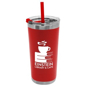 18 Oz. Stainless Steel Tumbler With Flip Seal Sip Lid And Straw 1 18 Oz. Stainless Steel Tumbler With Flip Seal Sip Lid And Straw 1