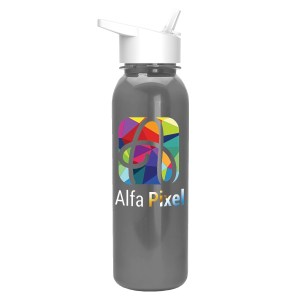 24 Oz. Digital Metalike Tritan™ Bottle w/Flip Straw Lid 1 24 Oz. Digital Metalike Tritan™ Bottle w/Flip Straw Lid 1