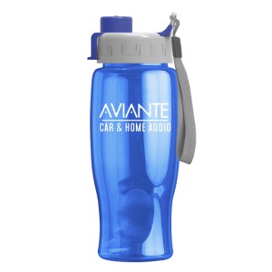 27 Oz. Poly-Pure Transparent Bottle w/Flip Lid 1 27 Oz. Poly-Pure Transparent Bottle w/Flip Lid 1