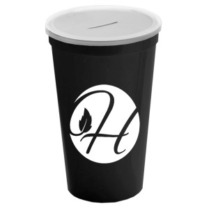 22 Oz. Stadium Cup With Coin Slot Lid 1 22 Oz. Stadium Cup With Coin Slot Lid 1