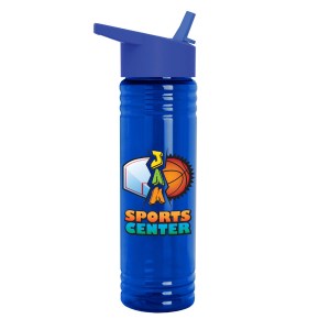 24 oz. Slim Fit UpCycle RPET Bottles with Flip Straw Lid Digital 1 24 oz. Slim Fit UpCycle RPET Bottles with Flip Straw Lid Digital 1