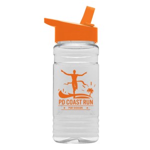 20 Oz. Clear Sports Bottle w/Flip Straw Lid 1 20 Oz. Clear Sports Bottle w/Flip Straw Lid 1