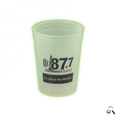 12 Oz. Glow In The Dark Stadium Cup 1 12 Oz. Glow In The Dark Stadium Cup 1