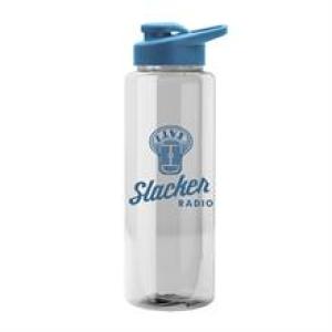 32 Oz. Transparent Guzzler Sports Bottle w/Snap Lid 1 32 Oz. Transparent Guzzler Sports Bottle w/Snap Lid 1