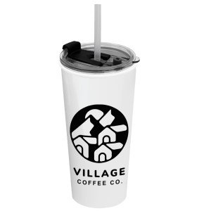 The Roadmaster - 18 Oz. Travel Tumbler with 2-in-1 Flip and Straw hole lid 1 The Roadmaster - 18 Oz. Travel Tumbler with 2-in-1 Flip and Straw hole lid 1