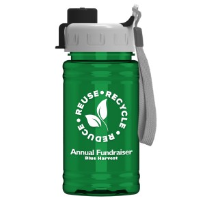 16 Oz. Upcycle Mini Rpet Sports Bottle w/Quick Snap Lid 1 16 Oz. Upcycle Mini Rpet Sports Bottle w/Quick Snap Lid 1