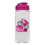 20 Oz. Clear Sports Bottle w/Usa Flip Top Lid 1 20 Oz. Clear Sports Bottle w/Usa Flip Top Lid 1