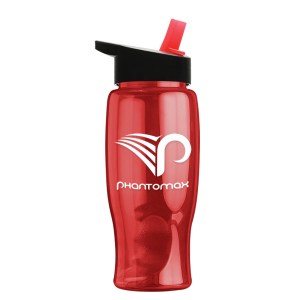27 Oz. Poly Pure Sports Bottle w/Straw Handle Lid 1 27 Oz. Poly Pure Sports Bottle w/Straw Handle Lid 1