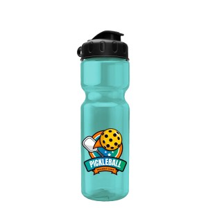 28 Oz. Transparent Sports Bottle w/Flip Top Lid - Digital Imprint 1 28 Oz. Transparent Sports Bottle w/Flip Top Lid - Digital Imprint 1