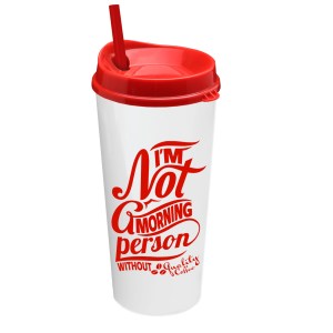 20 oz. Travel Tumbler with Auto Sip Lid & Straw 1 20 oz. Travel Tumbler with Auto Sip Lid & Straw 1