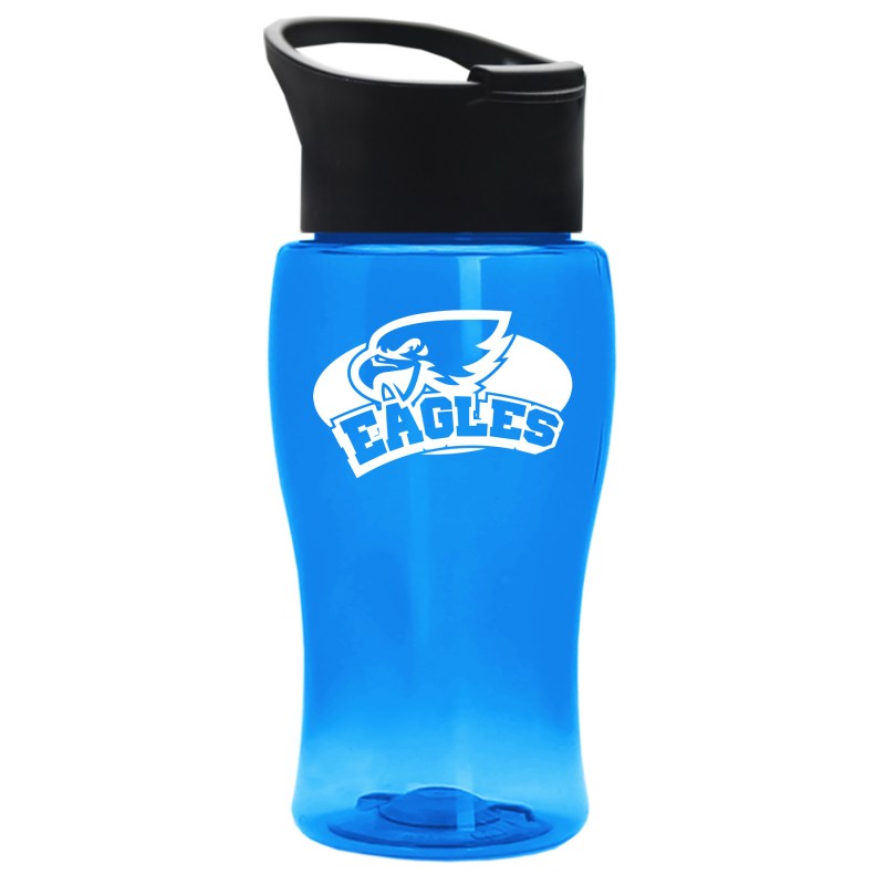 18 Oz. Transparent Bottle w/Pop-Up Sip Lid 1 18 Oz. Transparent Bottle w/Pop-Up Sip Lid 1