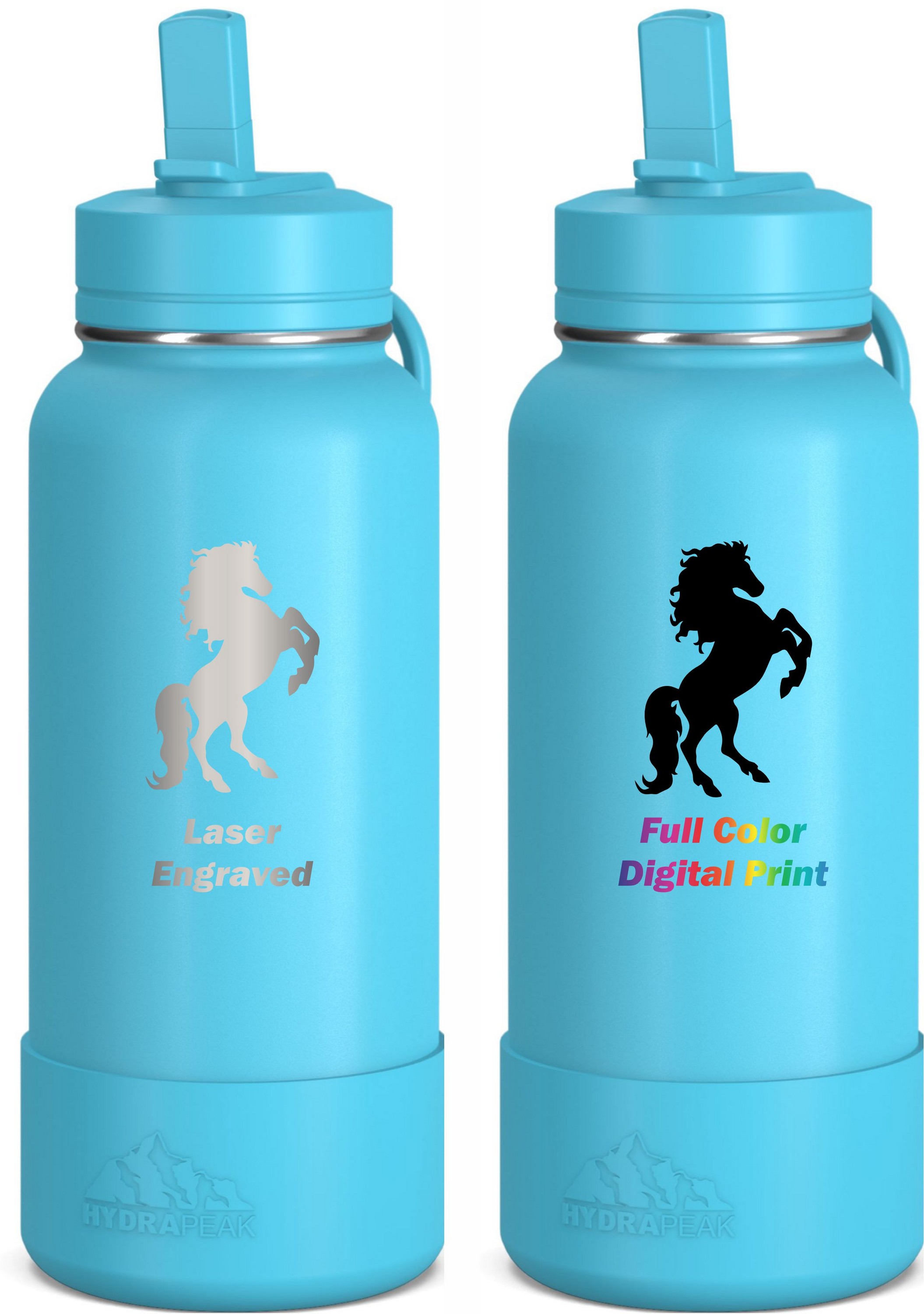 32 oz Hydrapeak Sport Straw Water Bottle LIFETIME WARRANTY! 1