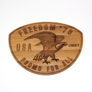 Wooden Logo Sticker (HAWKS) 1 Wooden Logo Sticker (HAWKS) 1