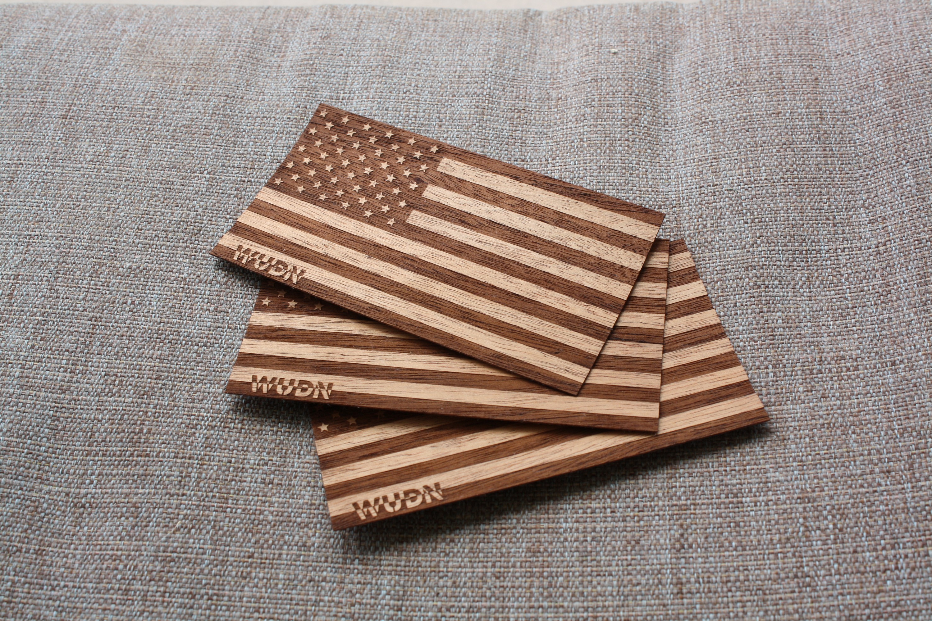 Wooden Logo Sticker (HAWKS) 1