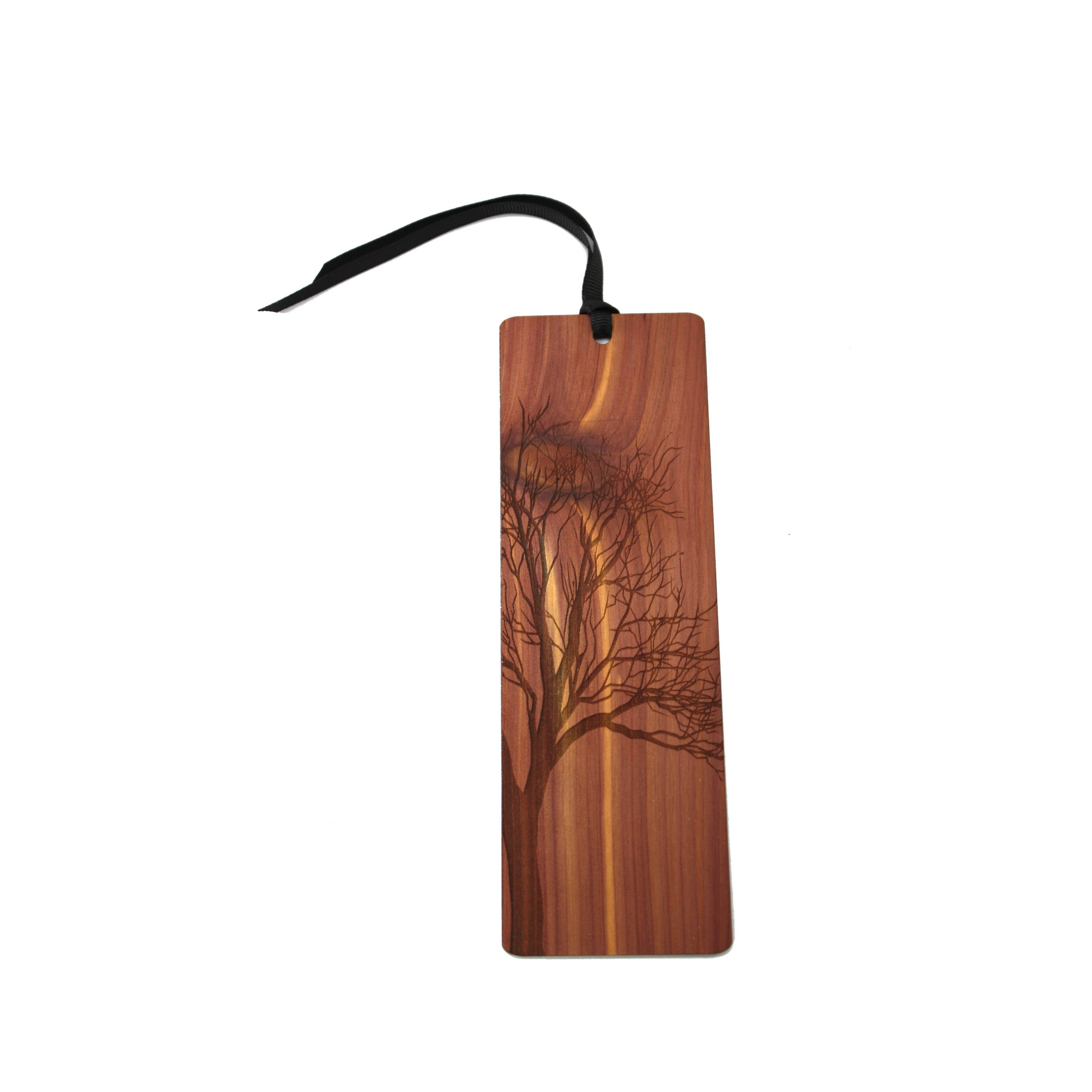 Large Real Wood Bookmark Slim 1