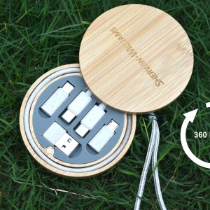 TWIST Bamboo Charging Cable Set (UNION) 1 TWIST Bamboo Charging Cable Set (UNION) 1
