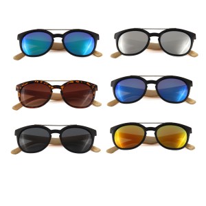 Wooden Series Bamboo Compact Wanderer Sunglasses (BIGBEAR) 1 Wooden Series Bamboo Compact Wanderer Sunglasses (BIGBEAR) 1