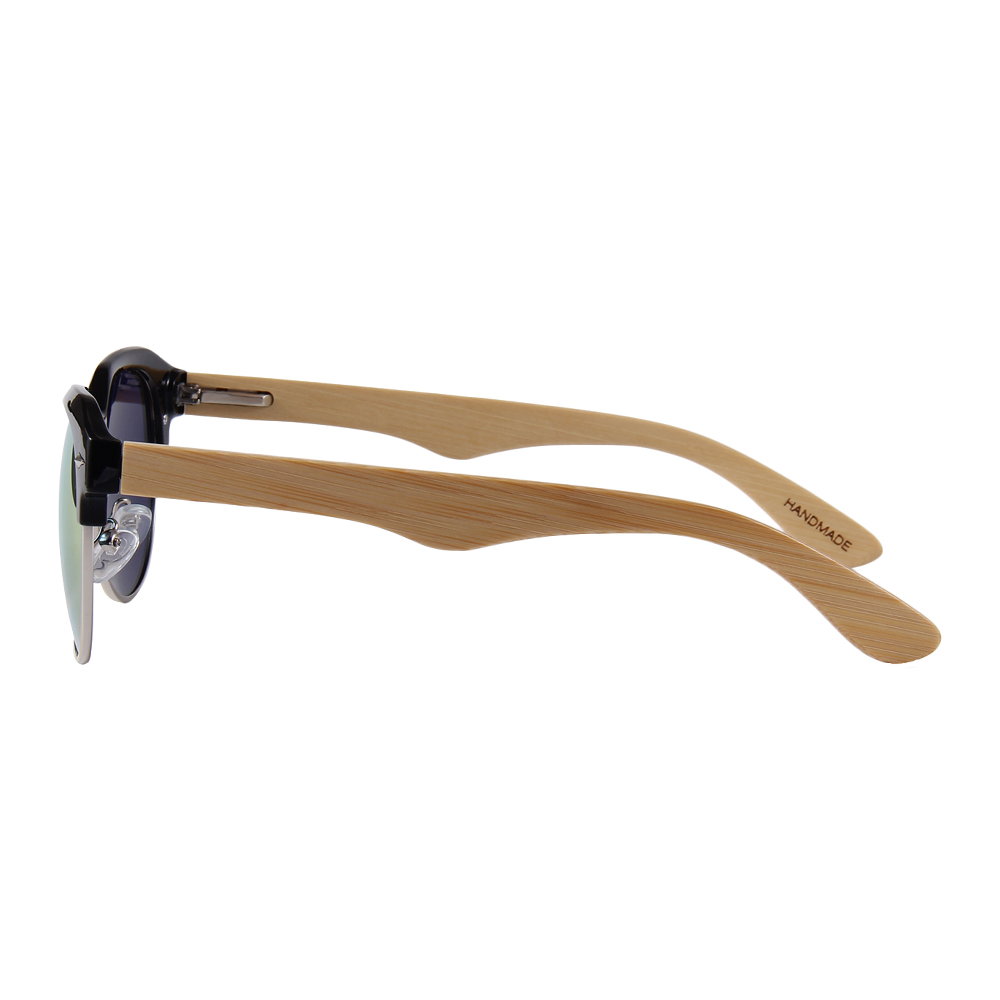 Wooden Series Bamboo Vintage RetroShade Sunglasses (SAINTMARIE) 1